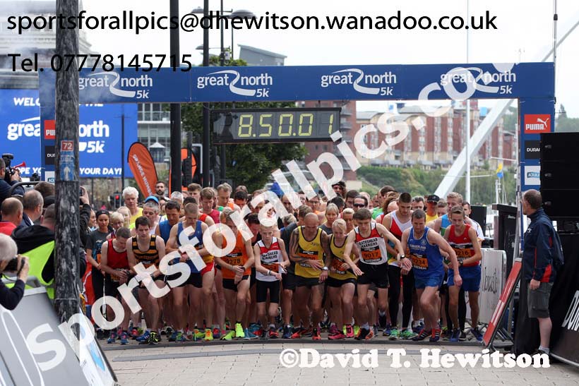 Great  North 5k, Newcastle/Gateshead. Photo: David T. Hewitson/Sports for All Pics